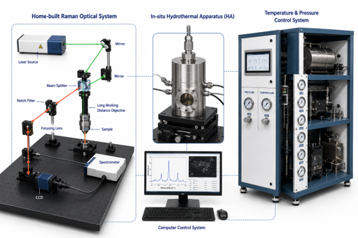 Hydrothermal Apparatus and In-situ Raman